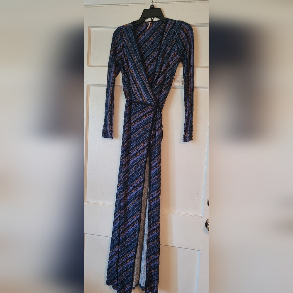 Free People Wrap Maxi Dress Brand New With Tags